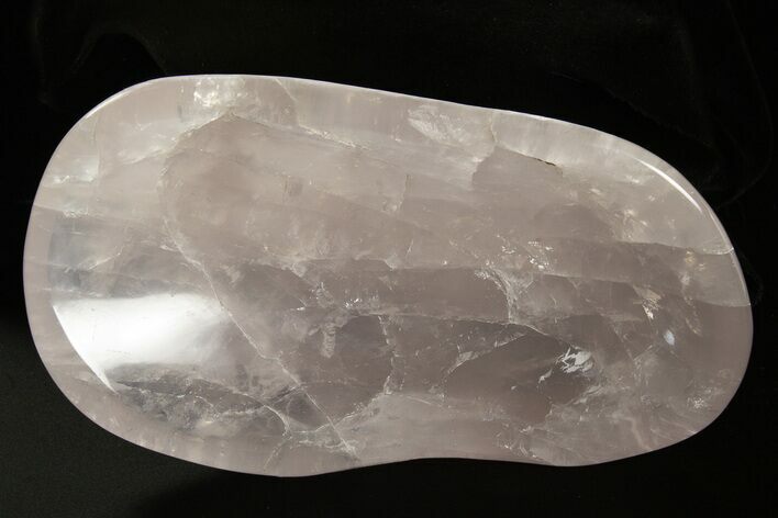 Polished Rose Quartz Dish #338440